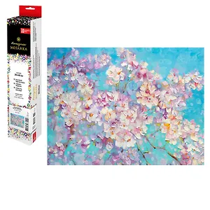 Набор для творчества. Алмазная мозаика Phoenix plus "Вишня цветет by Vlad Kravchuk", 30 х 40 см