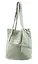Сумка-шоппер с кнопкой мятная (вельвет) (33х31) — 2976754 — 2