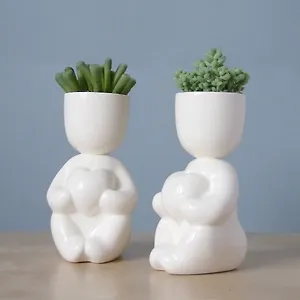 ЭкоЧеловечек Романтик (14х8) (керамика) (1007)