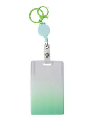 Бейдж "Soft gradient", рулетка, пластик, ассорти 3102976