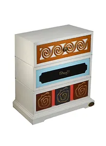 Шкатулка для украшений Шкафчик цветной (24х12,5х26) (186-124)