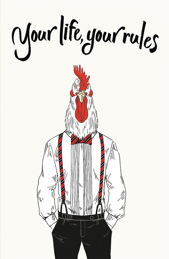 Книга для записей «Your Life, Your Rules», А5, мягкая обложка, Эксмо 350963 — 1