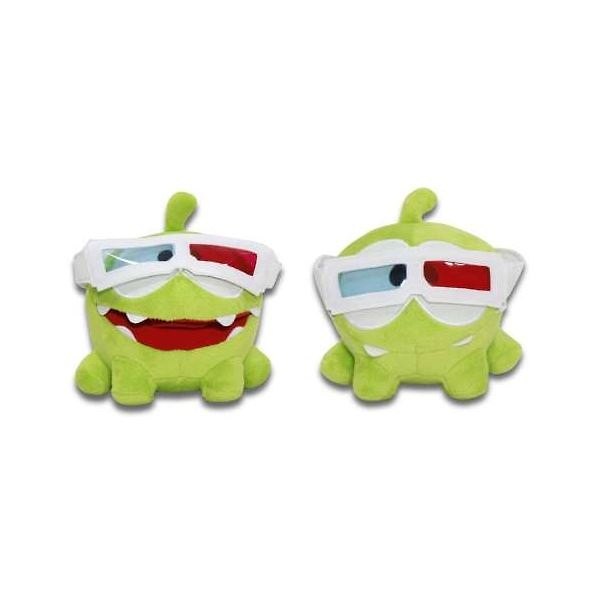 1TOY/Вантой, Игрушка плюш. в 3D очках со звуком 12см Cut the rope" Т57110" 2447229 — 1