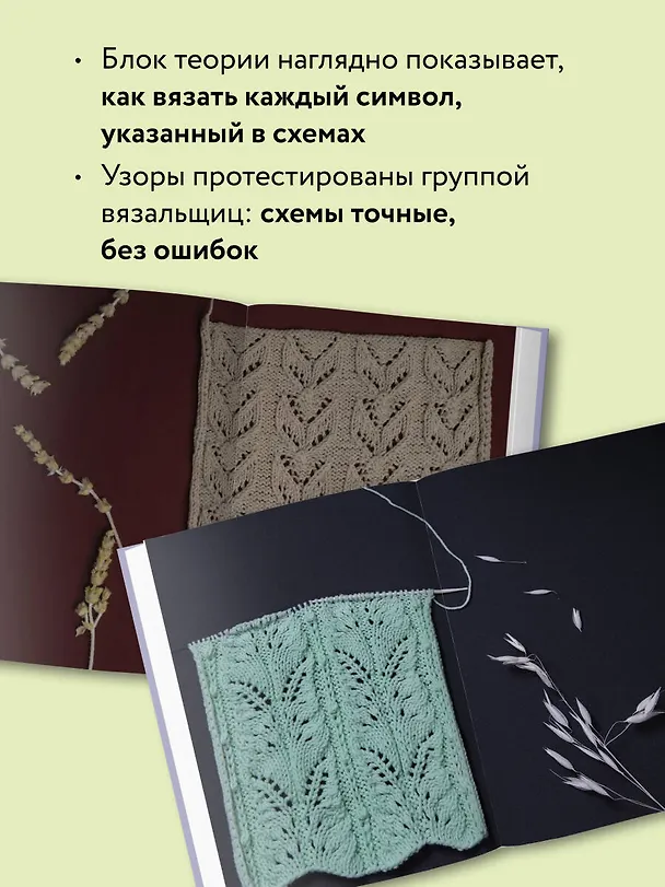 Книга 188 дизайнерских УЗОРОВ. Большая книга авторских схем для вязания на спицах (Анна Котова) — 8