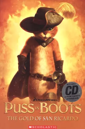 Popcorn Rdr: Lev 2: Puss-in-Boots: The Outlaw with CD — 2522193 — 1