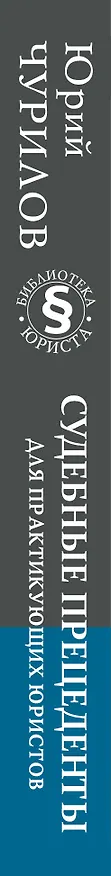 Книга Судебные прецеденты для практикующих юристов. 2-е издание, дополненное и переработанное (Юрий Чурилов) — 3