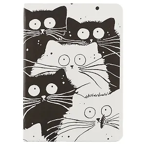 Книга для записей "Black&white cats" А6, 96 листов, клетка