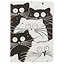 Книга для записей "Black&white cats" А6, 96 листов, клетка — 243460 — 1