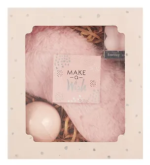Подарочный набор Peach Dream (свеча, бомбочка, маска для сна, открытка) (18х17) (12-Guangfa-P5) 3048008