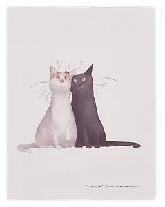 Тетрадь в клетку "Коты. Павлик и Валера", 80 листов