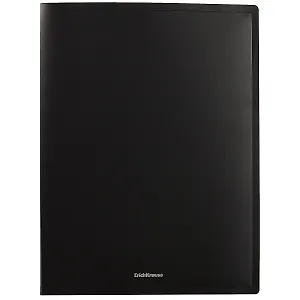 Папка-скоросшиватель «Classic», чёрная, Erich Krause, А4