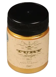 Краска акриловая TURY Design Di-7 Золото Олимпа (14-8) (60г) (банка) (TURY Valo)