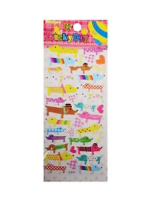 Набор для творчества Наклейки Lucky day собаки таксы, LK-B14