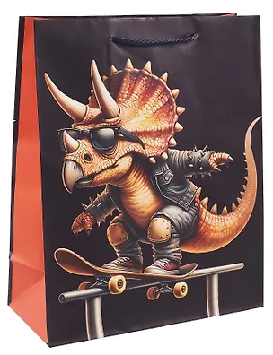 Пакет А4 32*26*12 "Динозаврик" дет., бум.мат.ламинат 3122640