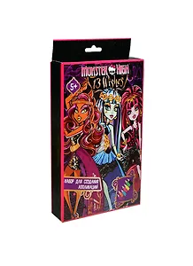 Набор для создания аппликаций Monster High Наб. витраж. красок (84907) (5+) (коробка)