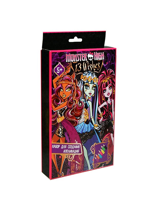 Набор для создания аппликаций Monster High Наб. витраж. красок (84907) (5+) (коробка) 2397489 — 1