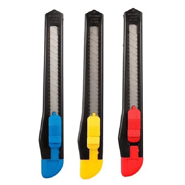 Нож канцелярский GoodMark, 9 мм, пластиковый корпус 239368 — 6