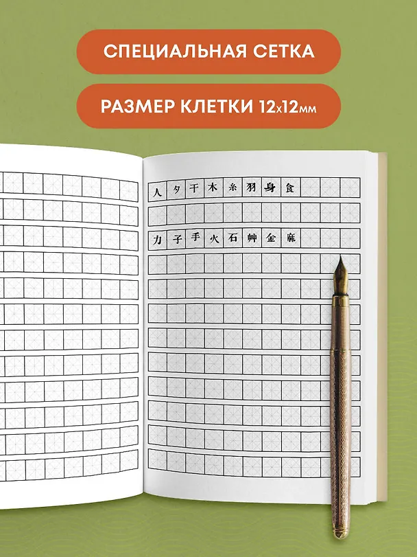 Книга Тетрадь для иероглифов (Крадущийся тигр) () — 6