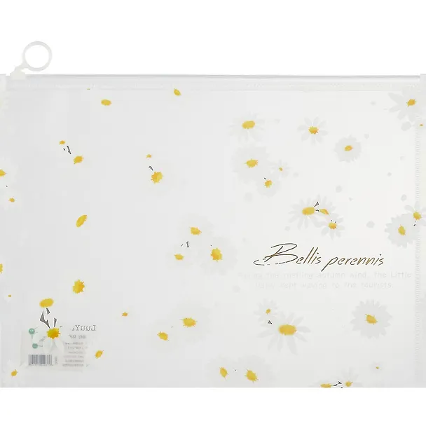 Папка на молнии A4 «Chamomile», с расширением, в ассортименте 262510 — 4