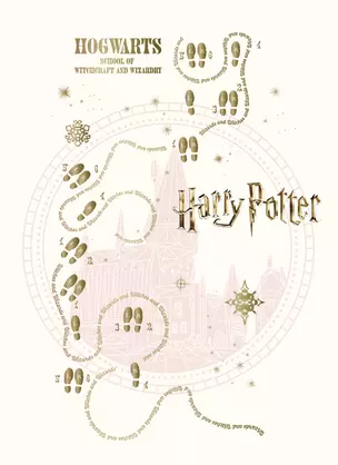 Harry Potter. Блокнот (B5, 32 л., прошитый цветными нитками, тиснение фольгой) — 2909718 — 1