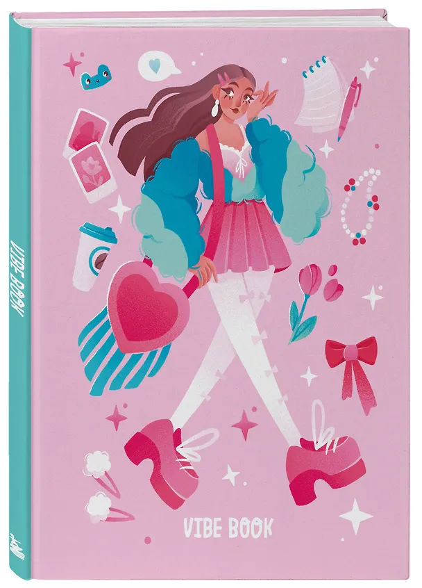 Книга VIBE BOOK. Блокнот для подростков (розовая обложка) () — 5