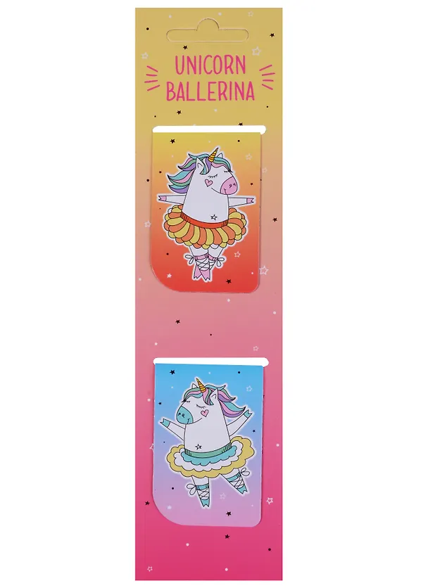 Магнитные закладки «Unicorn ballerina», 2 штуки 2638271 — 1