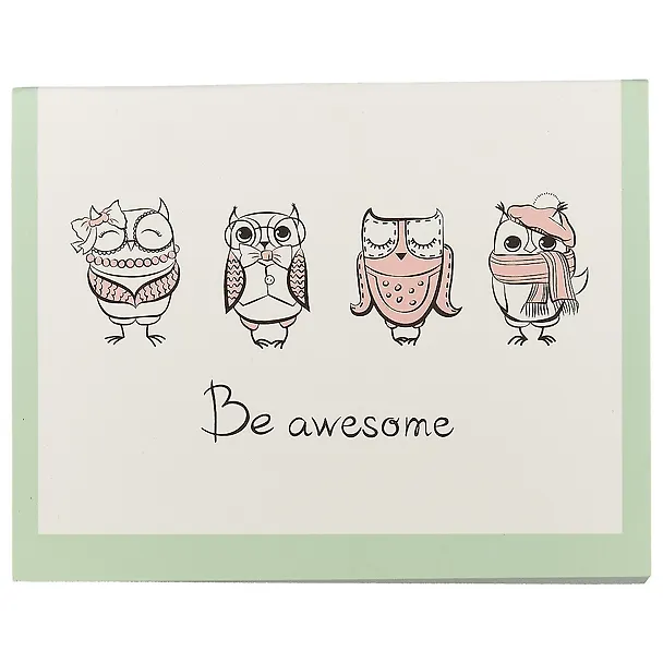 Блок для записей «Be awesome», 80х105 мм, 190 листов 2639741 — 2