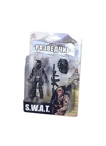 Фигурка Отряд S.W.A.T. Разведчик (BW125092-4) (+аксессуары) (3+) (блистер)