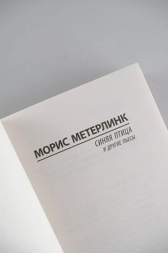 Книга Синяя птица и другие пьесы (Морис Метерлинк) — 7