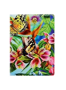 Филькина грамота Обложка для паспорта "Бабочки с цветами"