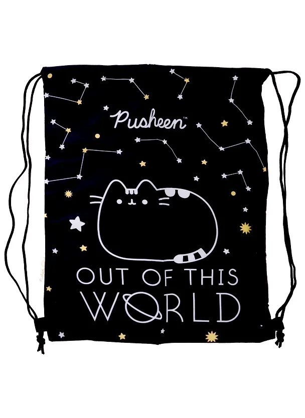 Мешок для сменной обуви "Pusheen" 38*48, полиэстер 2980416 — 1
