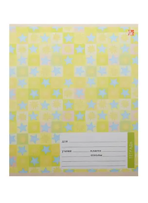 Тетрадь в клетку Unnika, "Нежный орнамент", 18 листов, в ассортименте 239537