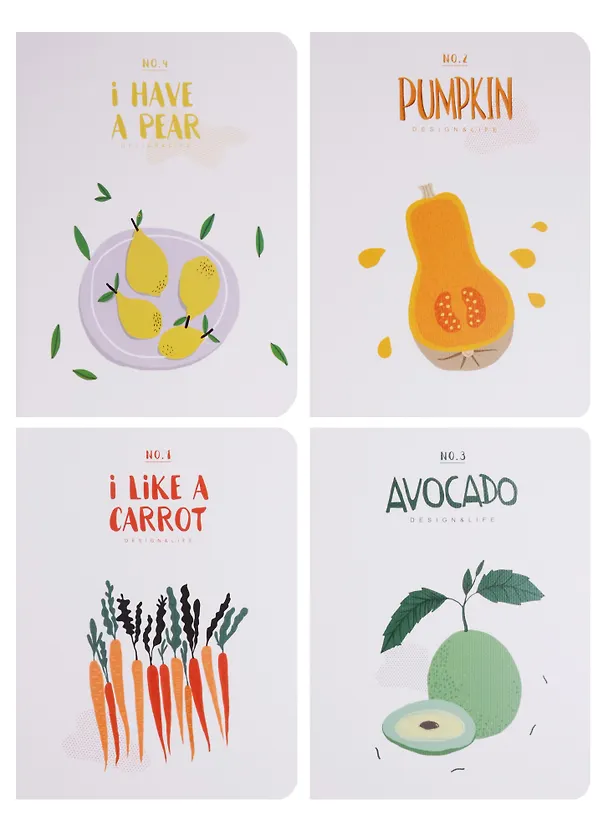 Записная книжка «I like, I have» А6, 24 листа в клетку, сшивка, Languo, в ассортименте 246139 — 6