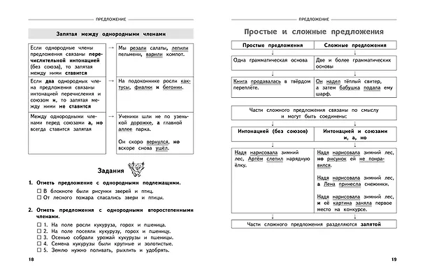 Книга Полный годовой курс русского языка в таблицах и схемах: 4 класс (Владимир Прокофьев) — 6