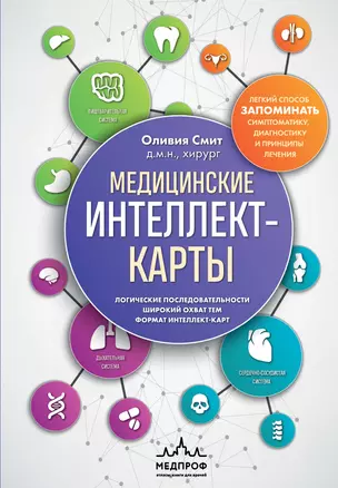 Медицинские интеллект-карты. Легкий способ запоминать симптоматику, диагностику и принципы лечения — 3059879 — 1