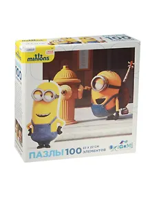 Паззл Оригами 100эл 22*22см Серия Minions 01698