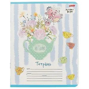 Тетрадь в линейку Hatber, "Летающие звери", 18 листов, в ассортименте