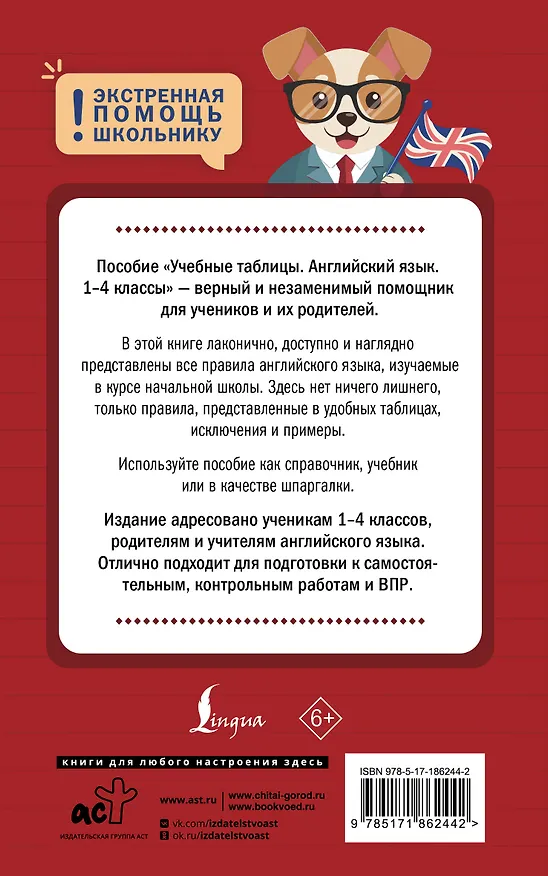 Книга Учебные таблицы. Английский язык. 1-4 классы (Виктория Державина) — 2