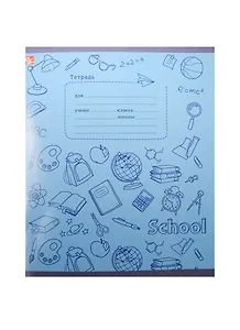 Тетрадь в линейку Unnika, "Снова в школу", 24 листа, в ассортименте