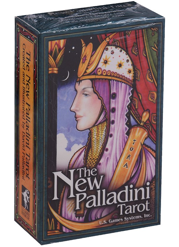 Книга Таро Аввалон, New Palladini Tarot Новые Палладины Таро (карты+инструкция на англ. яз.) (коробка) (ПИ) (David Palladini) — 1