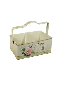 Кашпо-ящик Уютный дом (только декор. использование) (25х14х10) металл (МЯ-14 home)