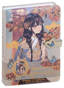 Записная книжка А6 112л лин. "Манга" на магнитной застежке