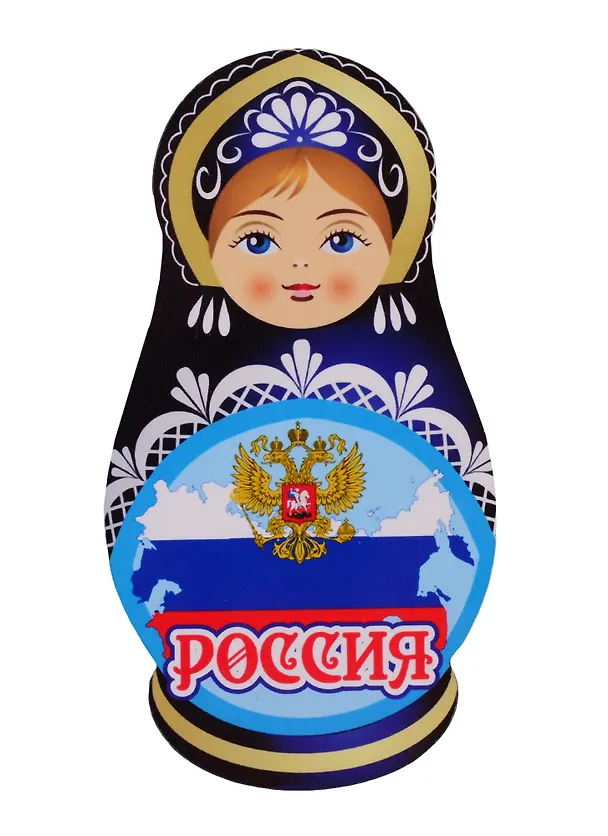 ГС Магнит Матрешка Россия вид 1 (дерево) 2784318 — 1