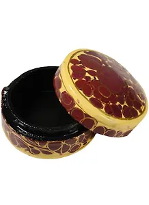 Шкатулка круглая картон Гиацинт (6,5 см) (1158182)