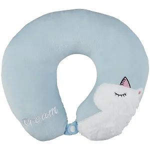 Подголовник с кнопкой Единорог пушистый (текстиль) (30х30) (12-00700-012751)