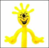Ручка Человечек желтая (002635) (Карамба)