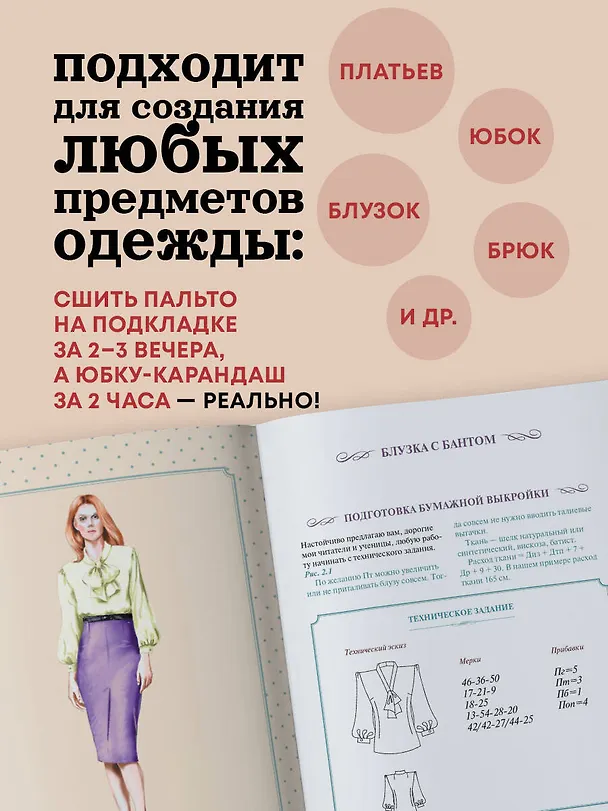 Книга Большой курс кройки и шитья. Безлекальный метод Галины Коломейко (Галина Коломейко) — 7