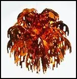 Новогоднее подвесное украшение "Сосулька" (20368) (30см) (Феникс-Презент)