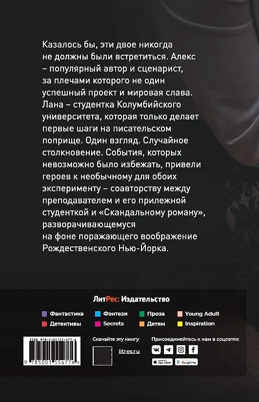 Книга Скандальный роман (Лана Мейер, Алекс Д.) — 2
