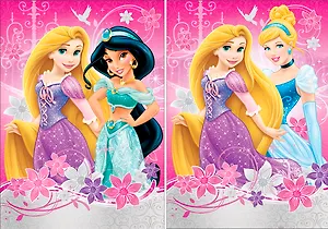 Блокнот А6 40л  "Принцессы" склейка, выб.УФлак, ассорти, Disney